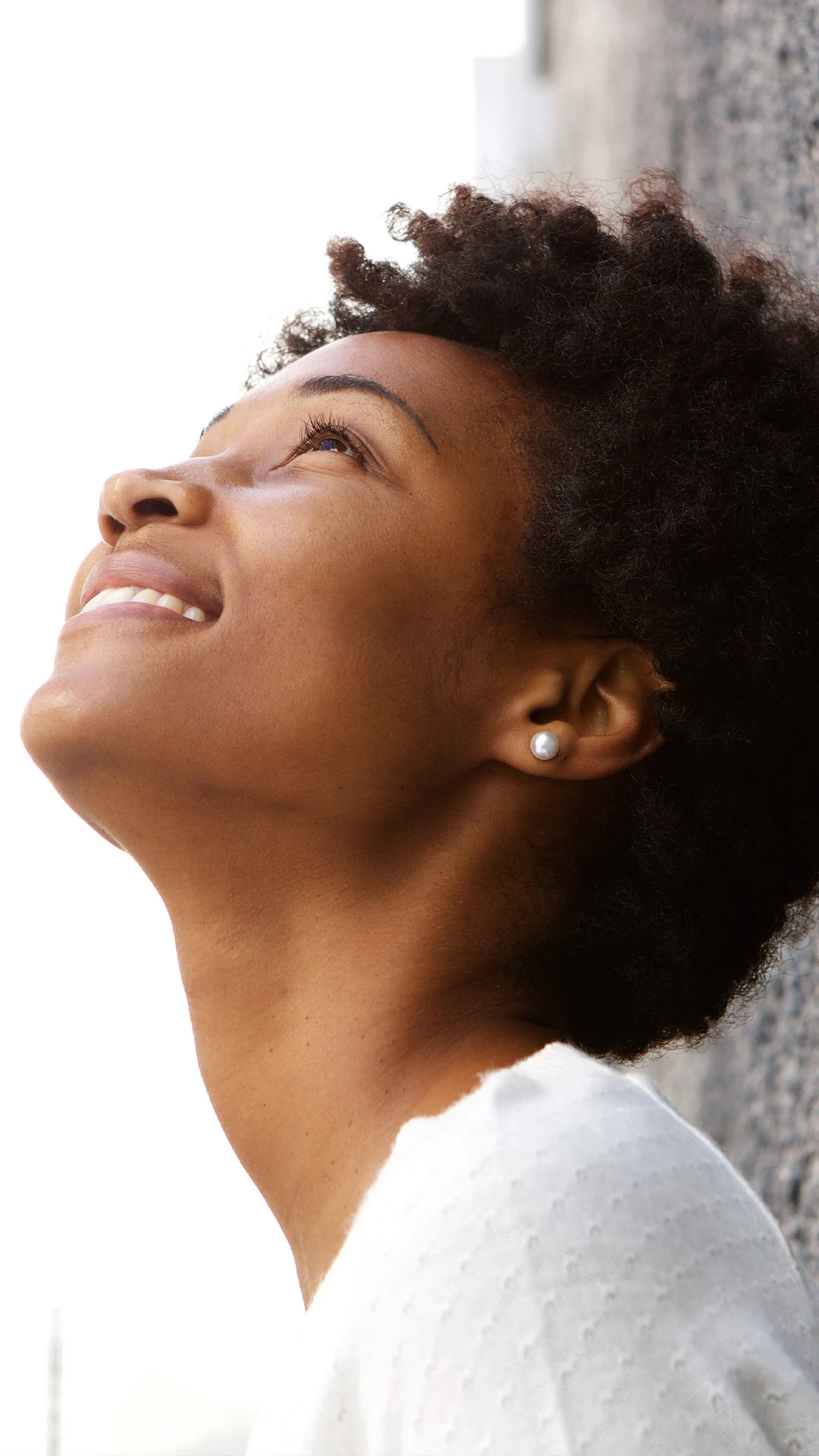 Close-up of Beautiful Black Woman